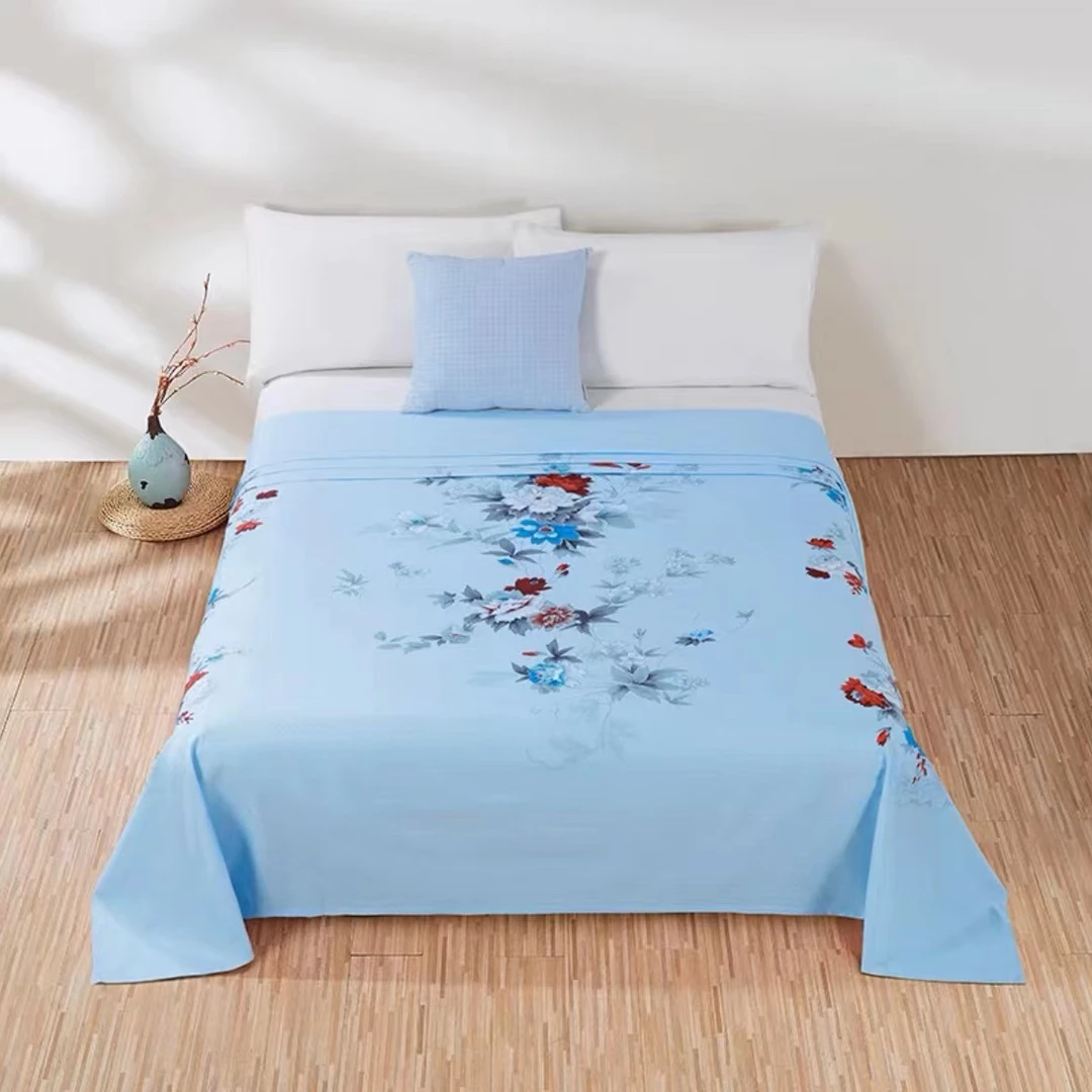 【618福利款床单】上海民光家纺大理菊老粗布床单