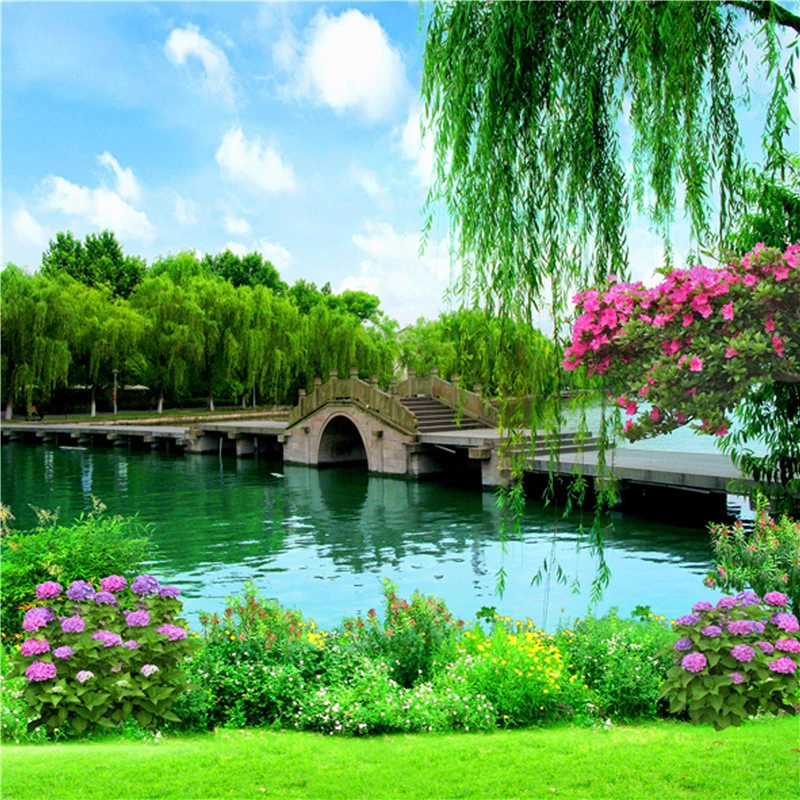 主播壁布定制无缝无缝墙布刺绣贴墙布装饰墙纸床头背景布