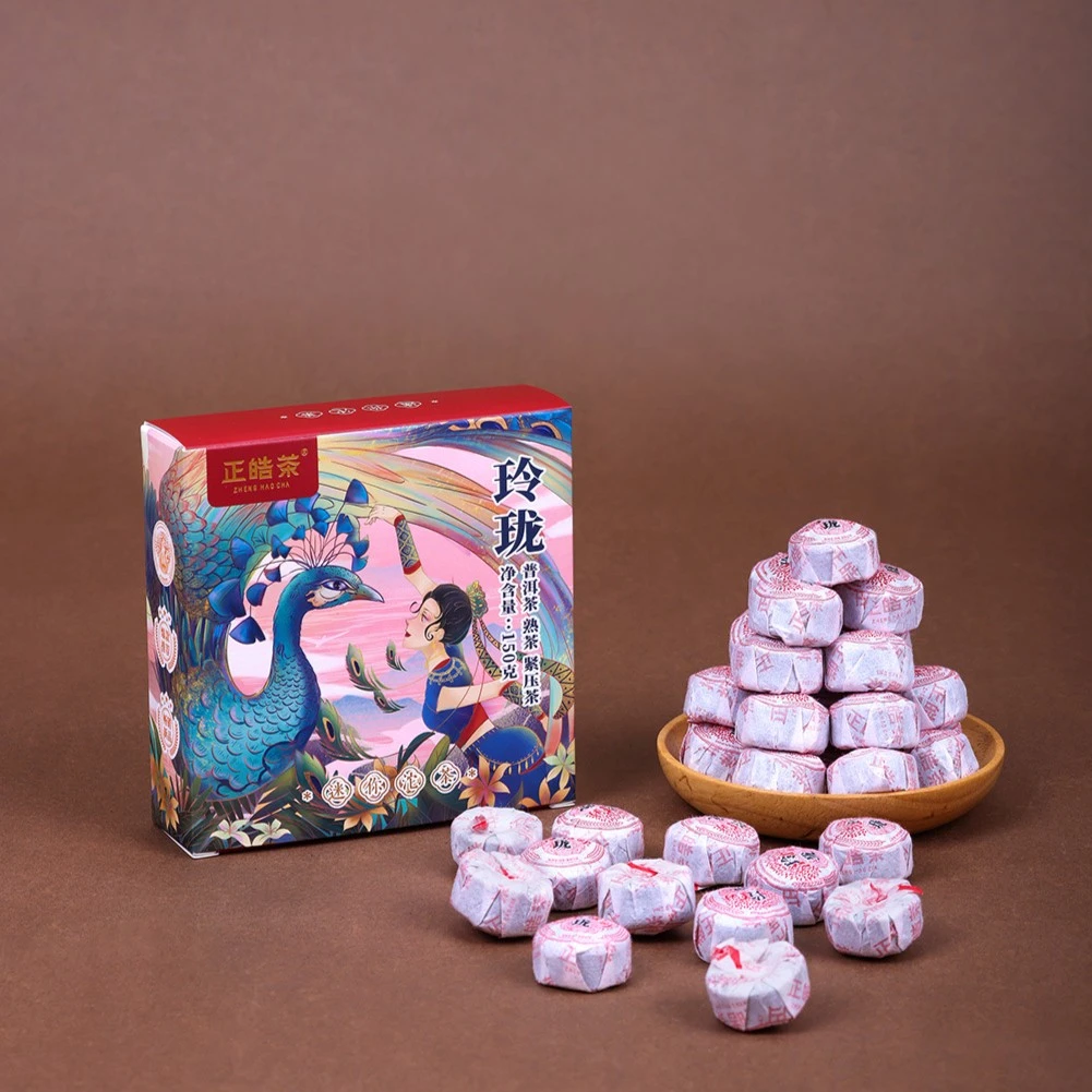 正皓茶勐海核心产区 普洱熟茶7g/沱陈香糯米香迷你小沱