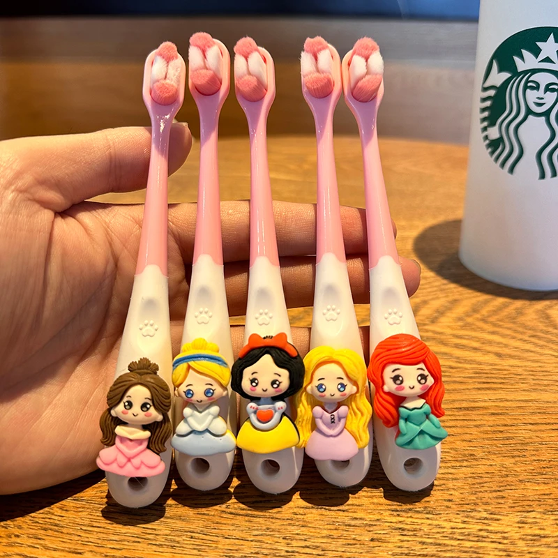 宝宝儿童软毛高档diy牙刷2-12岁婴幼儿万毛护齿乳牙孩子卡通牙刷