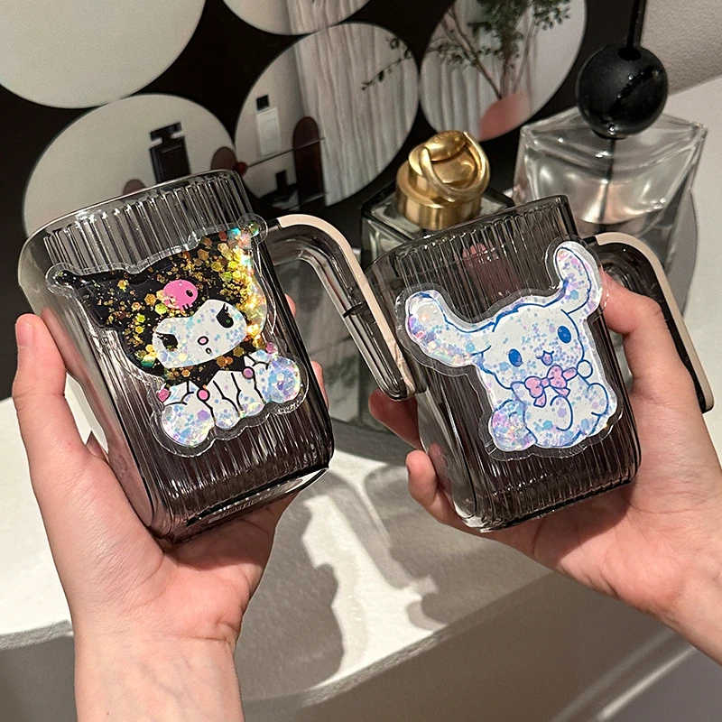 漱口杯透明杯子儿童学生宿舍卫生间家用卡通玉桂狗美乐蒂刷牙杯