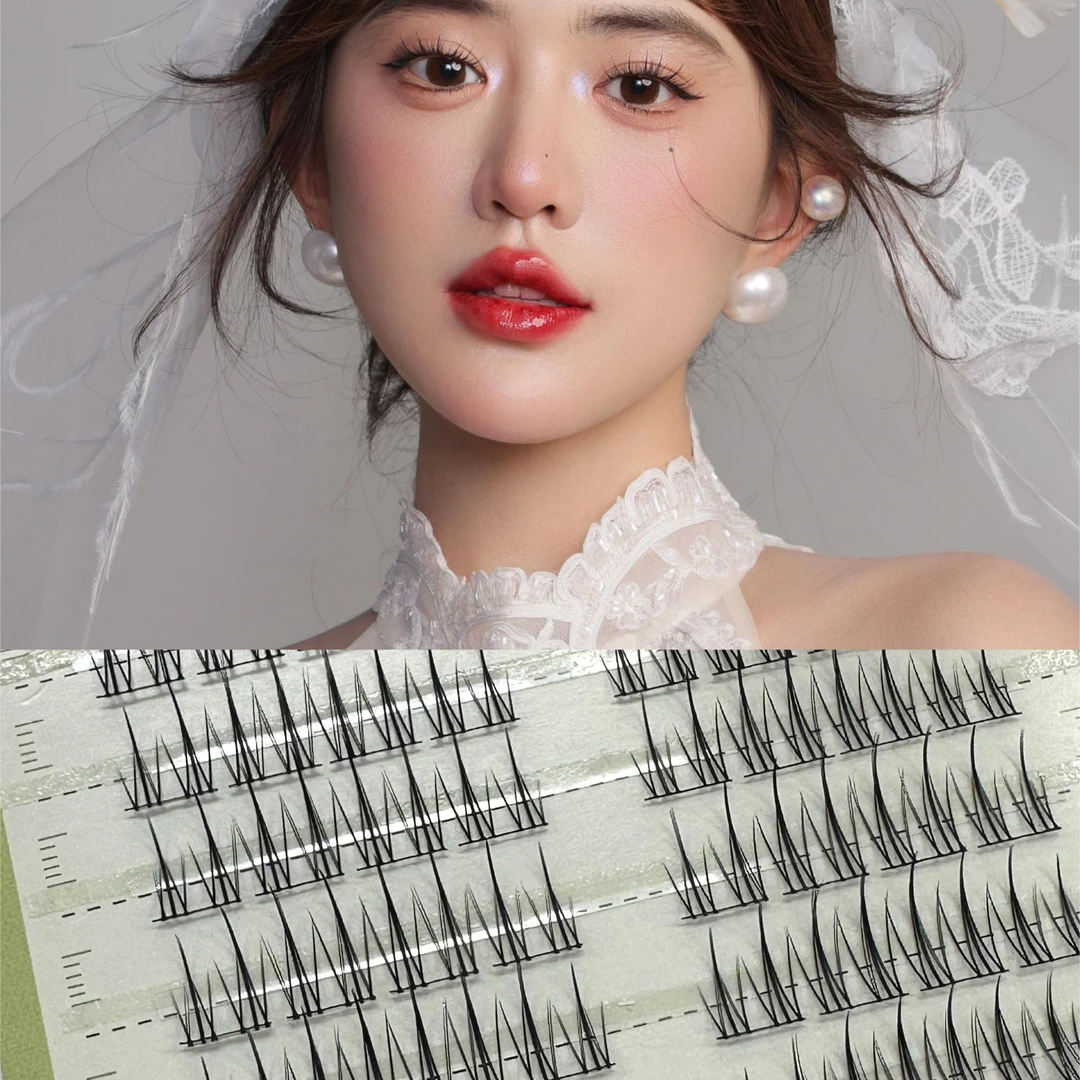 GGRG 假睫毛M26十排小火苗大容量组合黑梗双簇时尚裸妆纤长翘睫毛