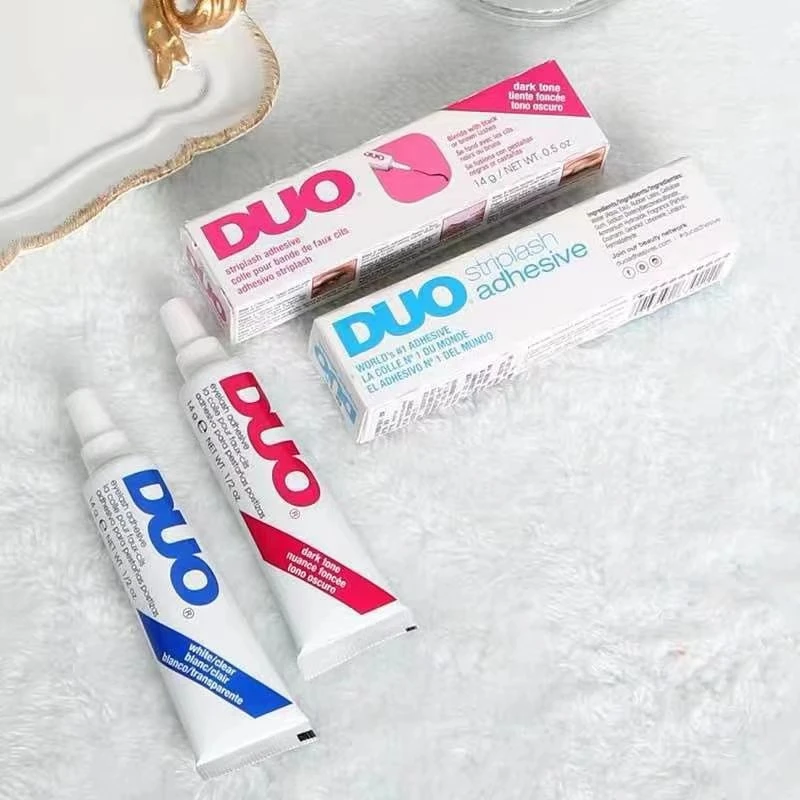 DUO胶水透明色黑色睫毛胶水