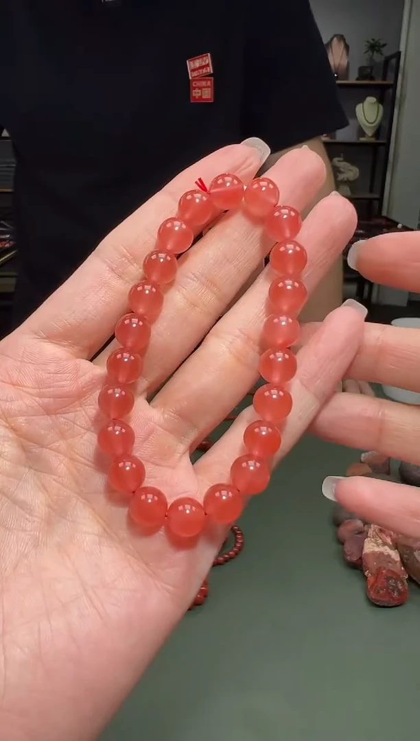 【闪购商品】南红玛瑙手链未镶嵌天然南红8mm/yz01602多样性发货