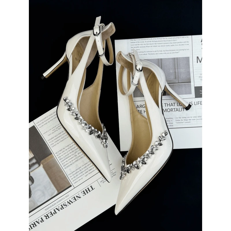 MIDITU/米蒂图高跟鞋女2024年秋季新款百搭气质时尚小众细跟女鞋