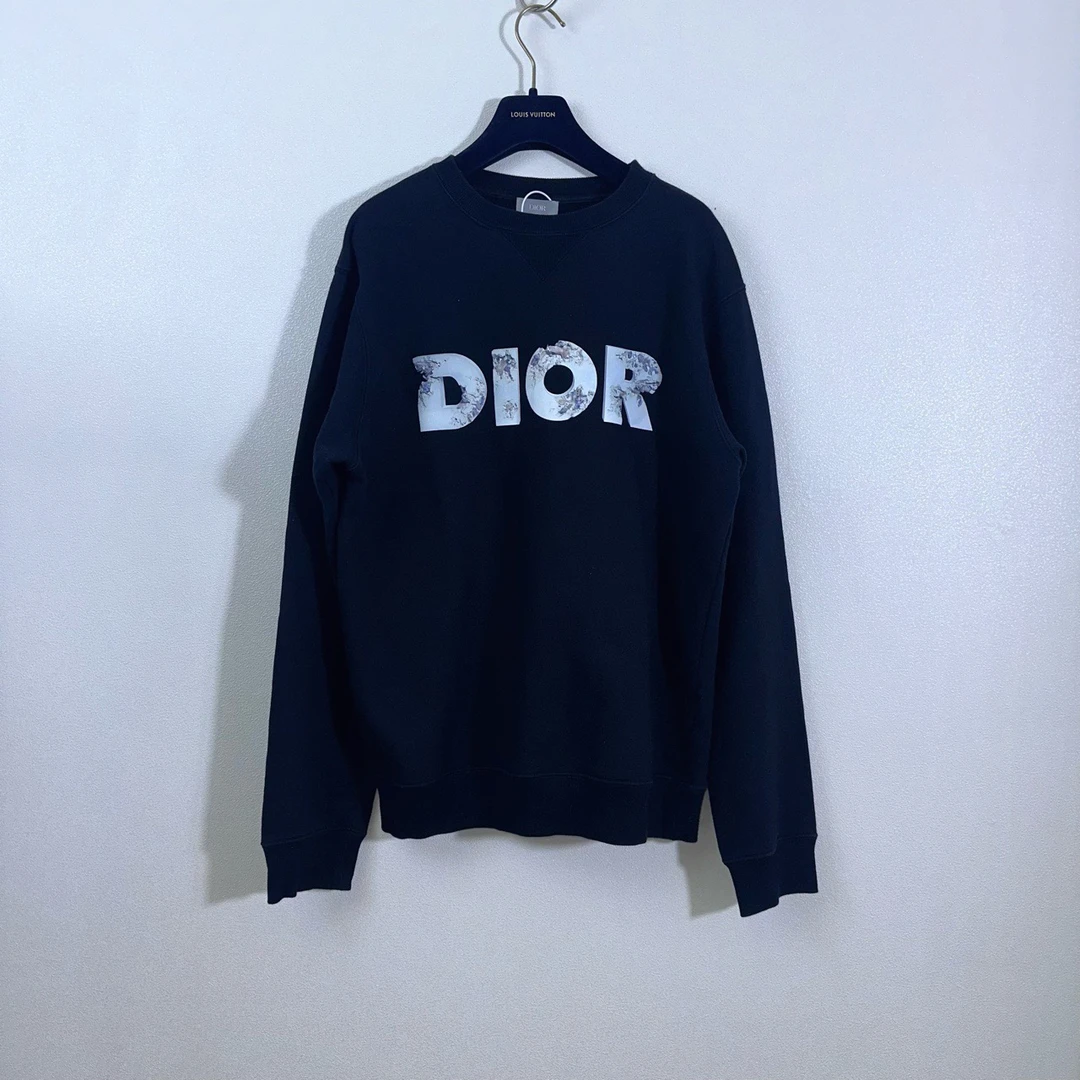 DIOR 迪奥/20SS印花圆领长袖套头卫衣/S码/99新/002182