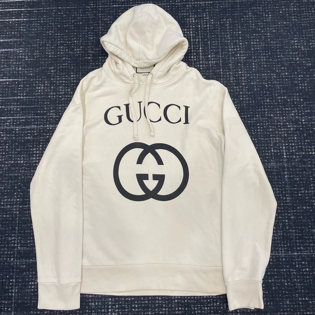 Gucci 古驰 经典logo连帽卫衣 XXL码 95新 001192