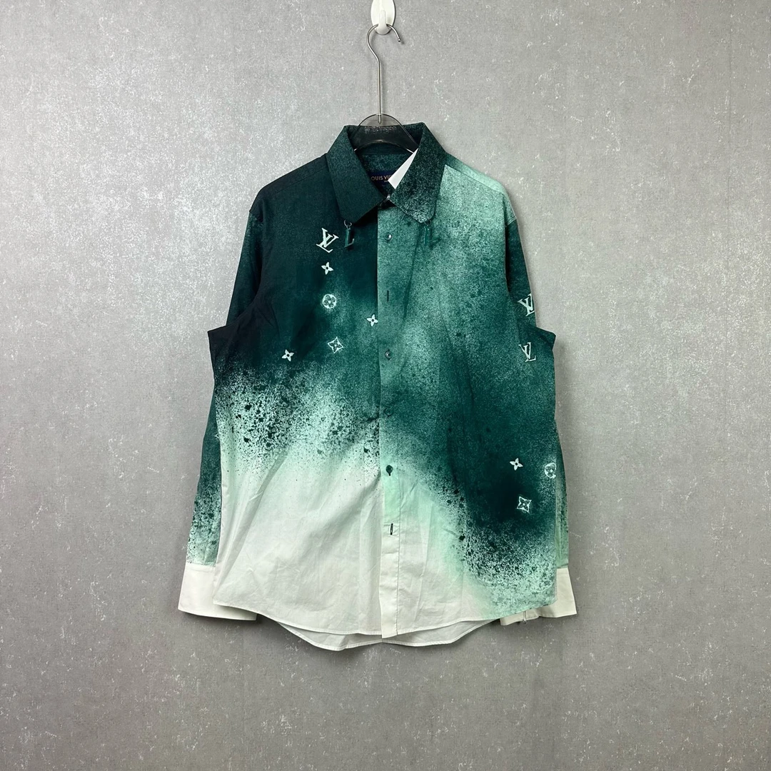 LOUIS VUITTON LV SS23渐变色长袖衬衫 XS码/全新带吊/002400