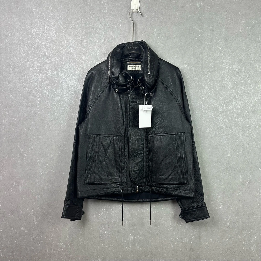 saint laurent 圣罗兰 羊羔皮短款风衣 36码/99新/001233