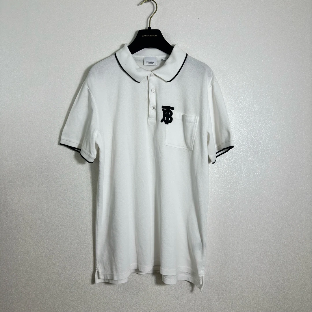 BURBERRY 巴宝莉/男士短袖POLO衫上衣/S码/95新/公价4800/S002108
