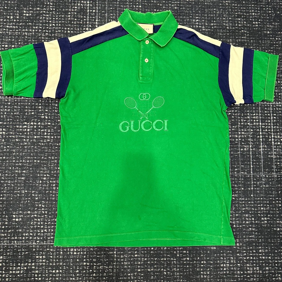 gucci网球刺绣长袖99新m码001491