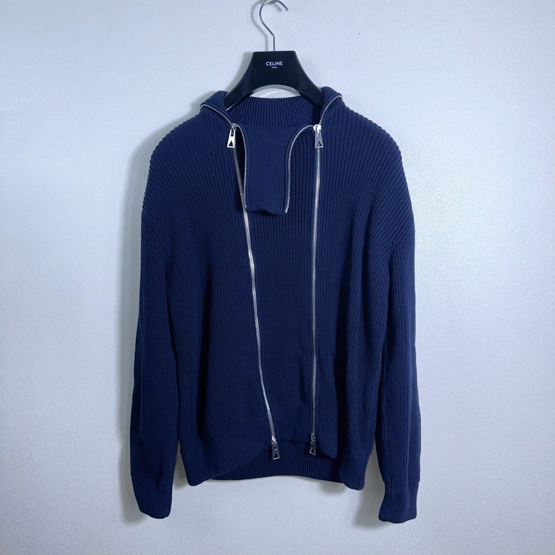 99新 BOTTEGA VENETA/葆蝶家 双拉链长袖针/S码/99新/002124