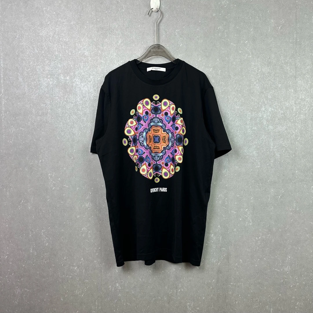 GIVENCHY 纪梵希 花卉万花筒短袖T恤 M码/99新/002343