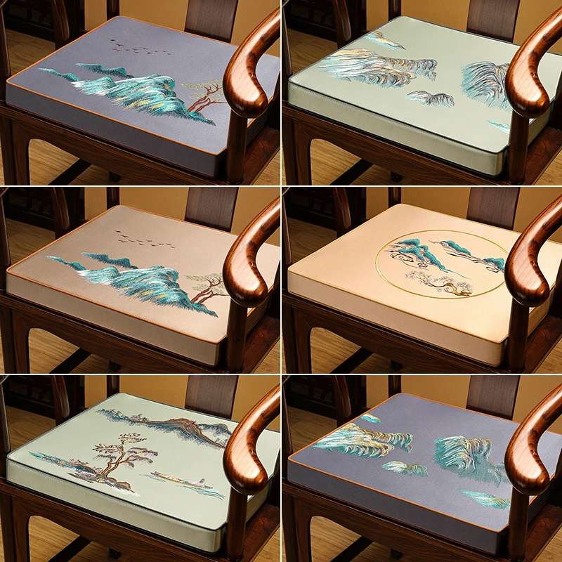 江山系列飘窗窗台四季通用榻榻米阳台垫子椰棕乳胶椅子坐垫