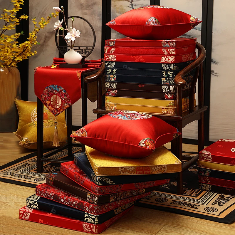 大福团中式古典红木沙发垫家具椅垫圈椅官帽茶椅海绵坐垫椅子坐垫