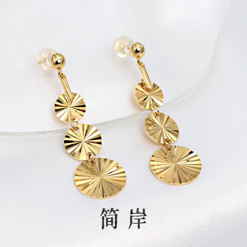 jeshore/简岸 925银耳饰 【原创】太阳花流苏耳坠