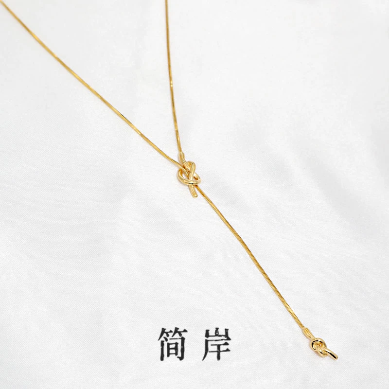 jeshore/简岸 链子925银 【新年】扭结毛衣链