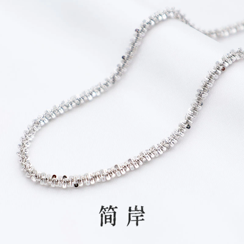 jeshore/简岸 链子925银 加粗大繁星项链YS