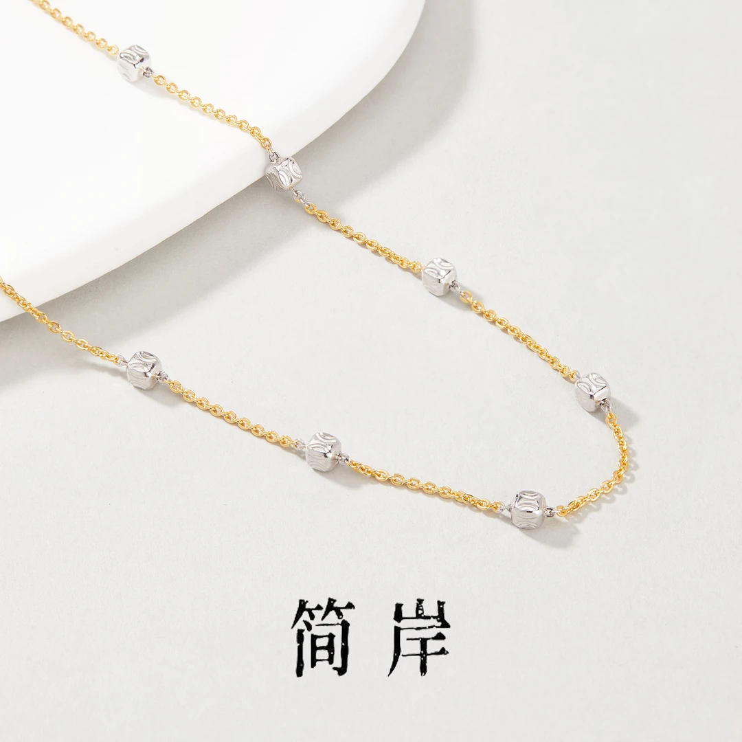 jeshore/简岸 链子925银 方糖满天星项链