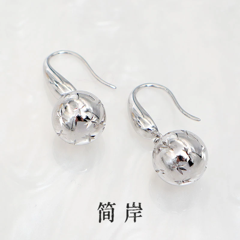 jeshore/简岸 925银耳饰 时尚简约春夏星球车花耳环