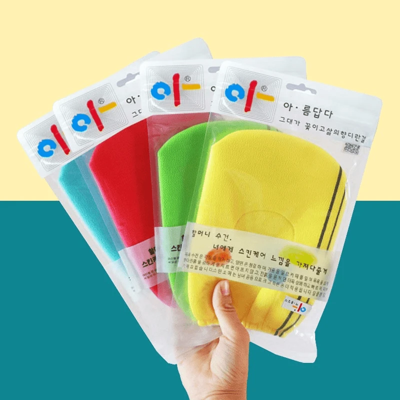 a[拍2件包邮]韩国进口搓泥男女士不疼下灰去泥洗澡巾搓澡巾