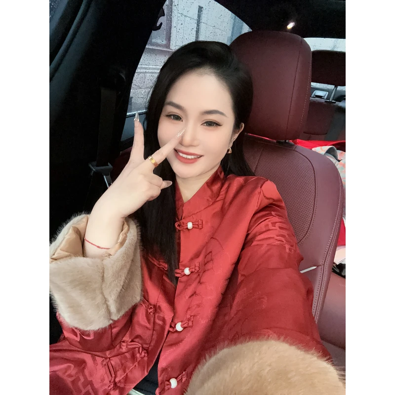 【伯虎说1109】圣诞~冬款夹棉新款气质百搭新中式时尚上衣