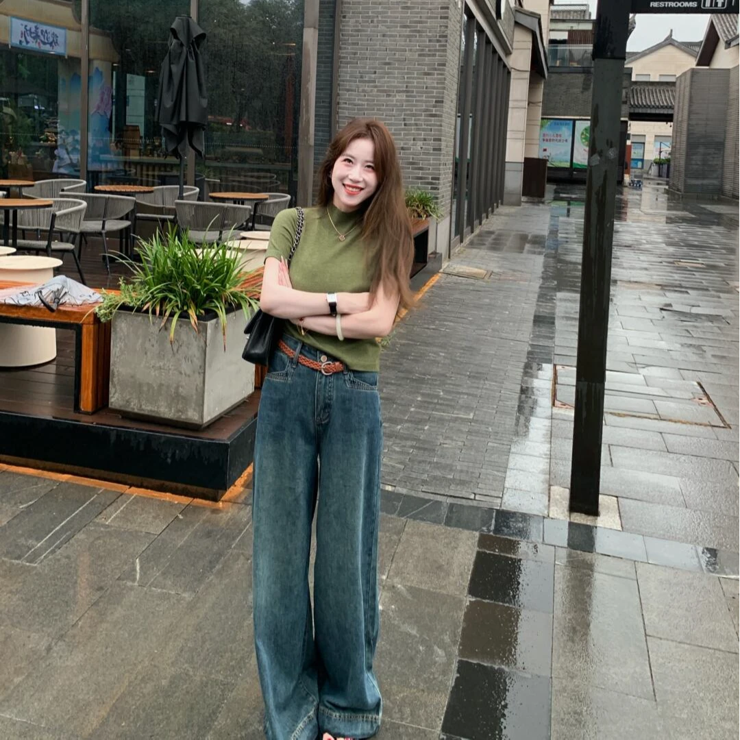 女装时尚新款洋气衣服女气质高级感显瘦上衣百搭小众休闲百搭裤子