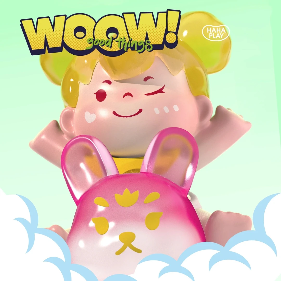 【代拆】Woow哇嗷二代小玩伴的欢乐出游系列潮玩萌粒盲盒