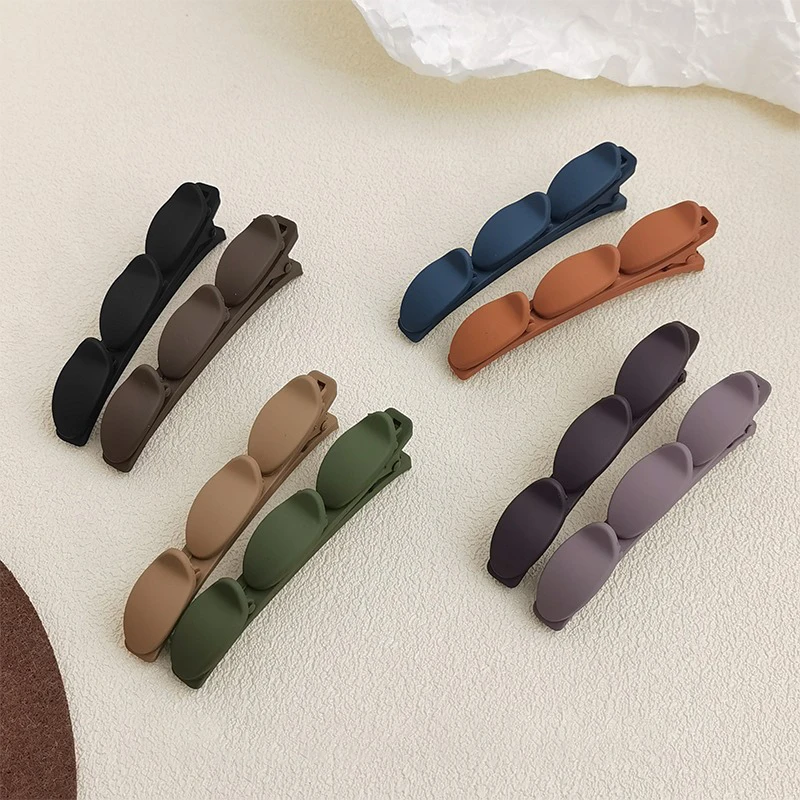 非金属发饰 简约懒人编发神器ins碎发编发发夹刘海夹前额侧边夹