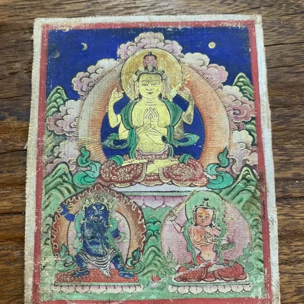 1三枯主匝卡 藏式 唐卡 挂件 摆件