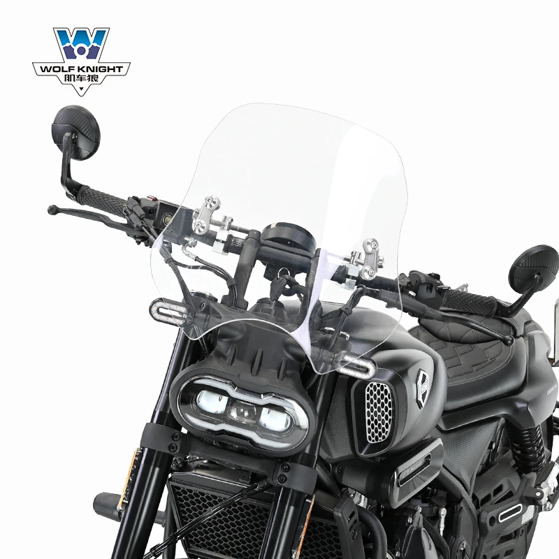 肌车狼 适用无极CU525风挡风玻璃改装前挡风板钢化胶耐砸不烂专用