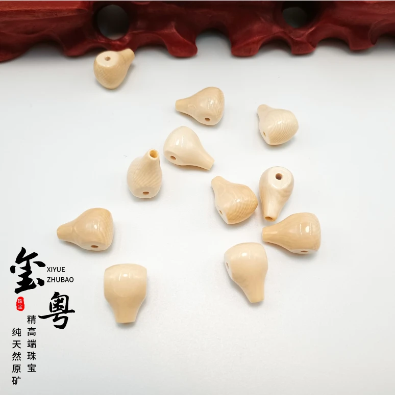 （玺粤珠宝）天然猛犸牙三通（尺寸10*9*15）ｍｍ+多样性下单发其一个