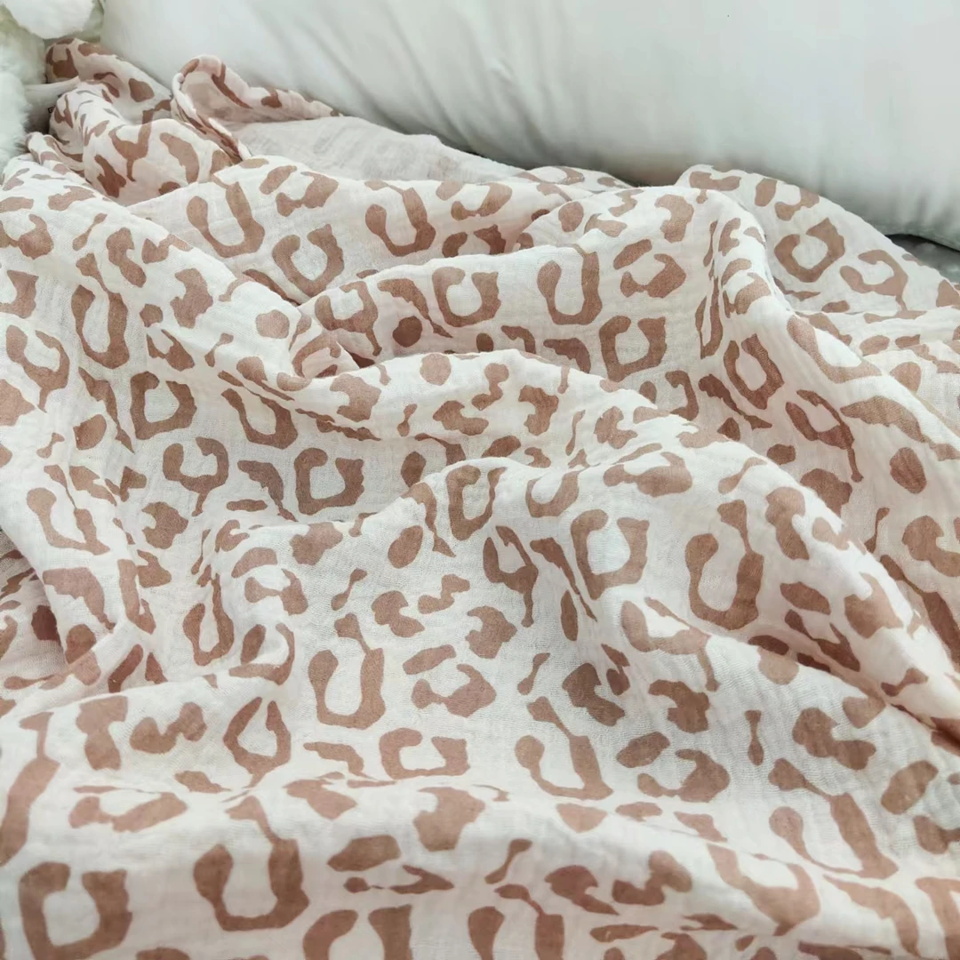 A类母婴级 棉花糖皱皱纱双层纱100棉床单睡单150*200-1125