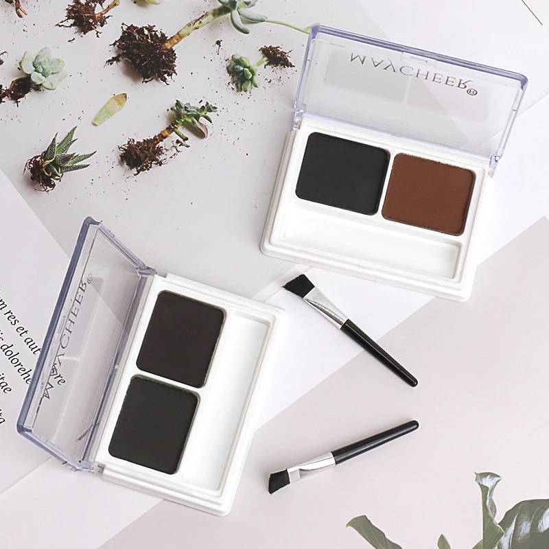 【7折】美茜儿双色眉粉 精致画眉粉防汗易上色修饰丝柔不晕染气质女