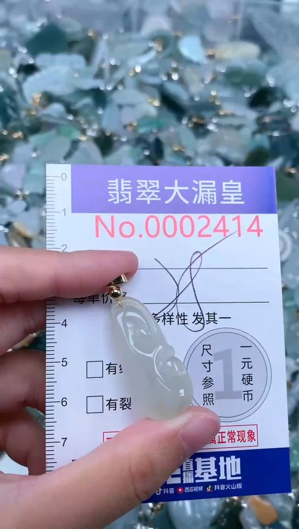 【闪购商品】翡翠吊坠(不含链)未镶嵌2414