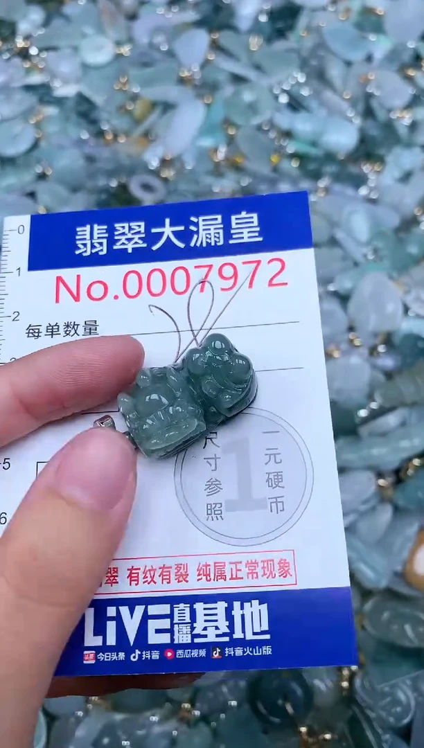 【闪购商品】翡翠吊坠(不含链)未镶嵌7972