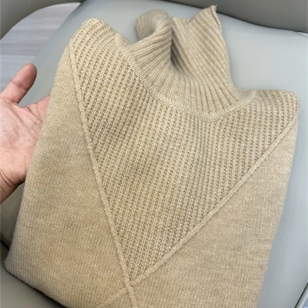 【淑曼图】2023秋冬新品韩版宽松套头加厚高领显瘦打底衫126