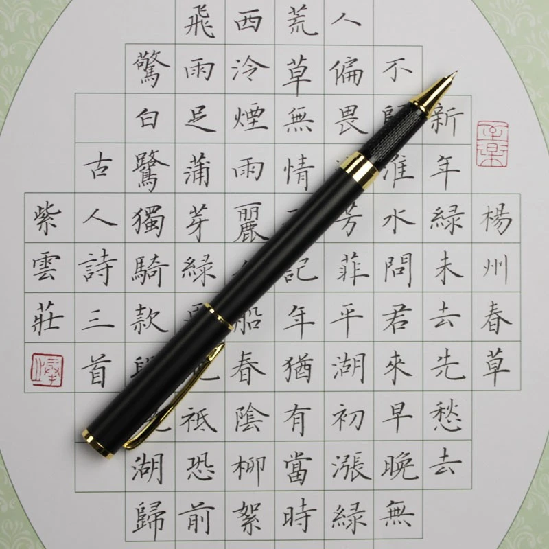 正品紫云庄硬笔书法钢笔经典好成人学生专用练字暗尖美工笔