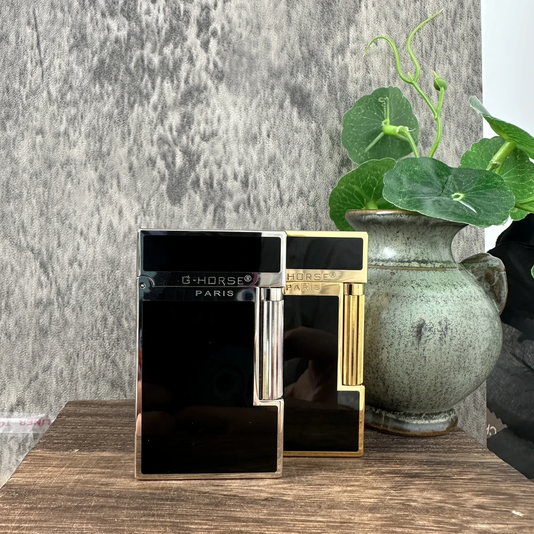 神骏教父纯铜朗声钢音侧滑充气经典打火机高档