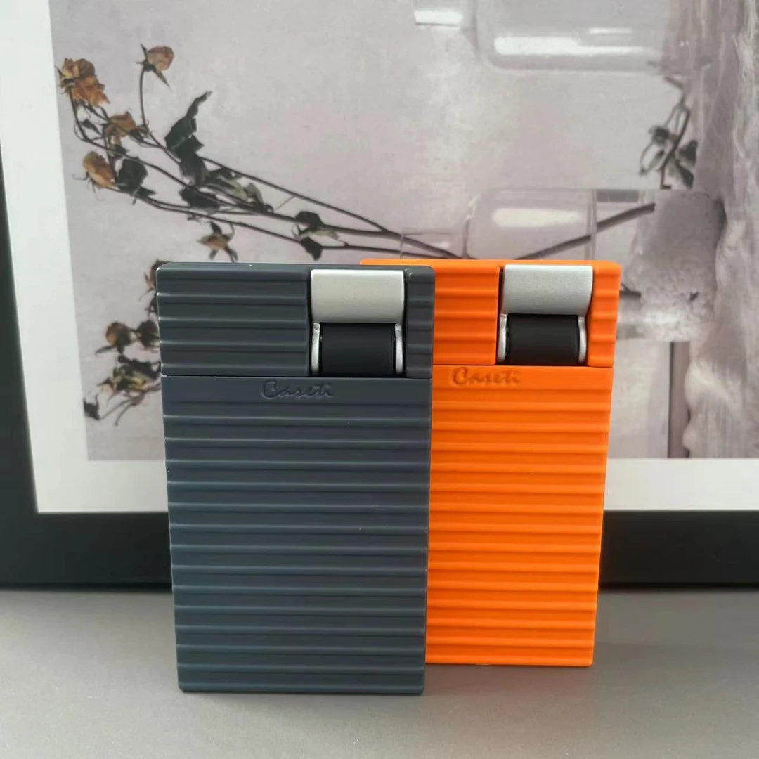 卡莎蒂24新款科技金属变色超薄防风充气打火机轻奢时尚