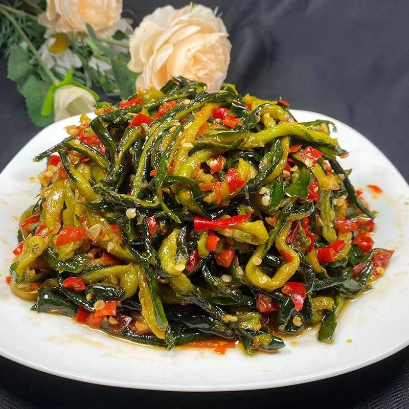 脆爽黄瓜皮湖南湘蚩味农家特产下饭菜香辣开胃菜250克瓶装