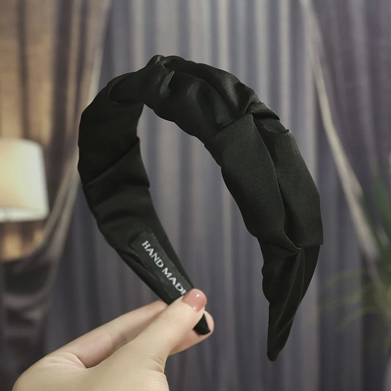 布艺发饰 宽边高颅顶发箍女头箍压发卡发旅发捆头饰法式复古网红