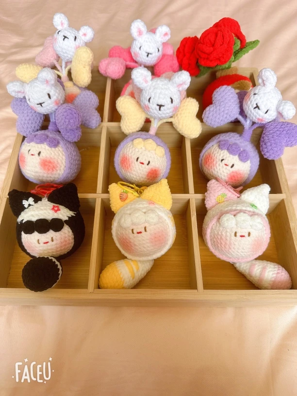 精致手工编织玩偶直拍Ⅲ