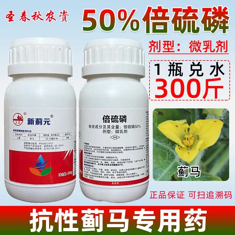 50倍硫磷蓟马专用药辣椒豆角蔬菜吸浆虫食心虫蚜虫卫生农药杀虫剂