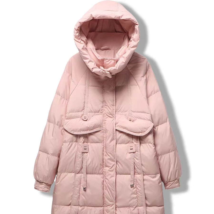 2024-四方扣平湖时尚优选精品长款女装羽绒服