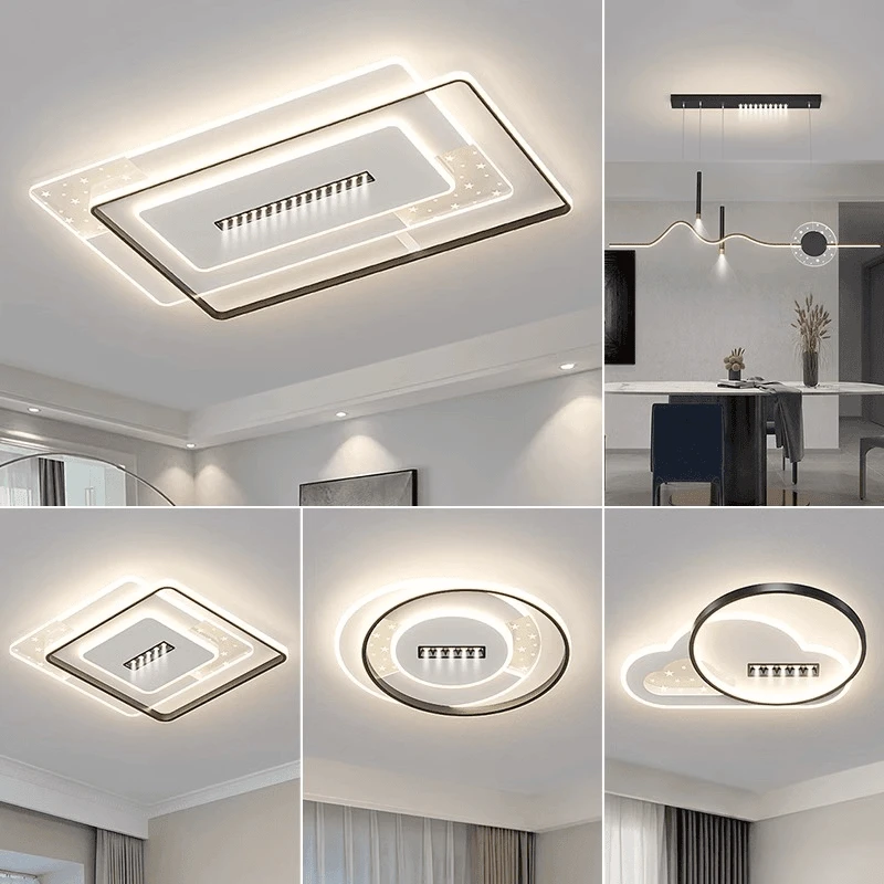 全光谱护眼客厅灯简约现代大气2025年新款大灯吸顶灯网红灯具主灯