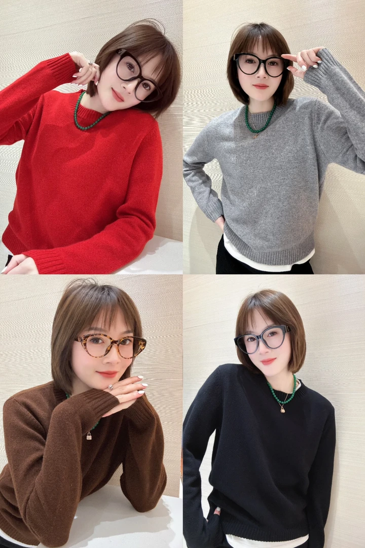LIVELY YAN 俪妍LY73651 圆领套头毛衫