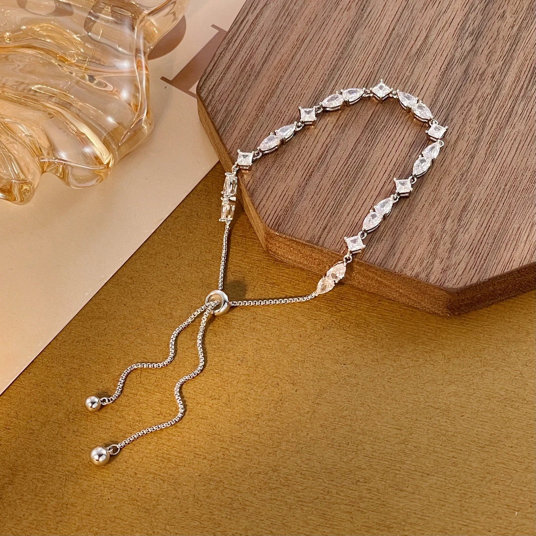 花晨月夕手链B705时尚简约百搭铜合金