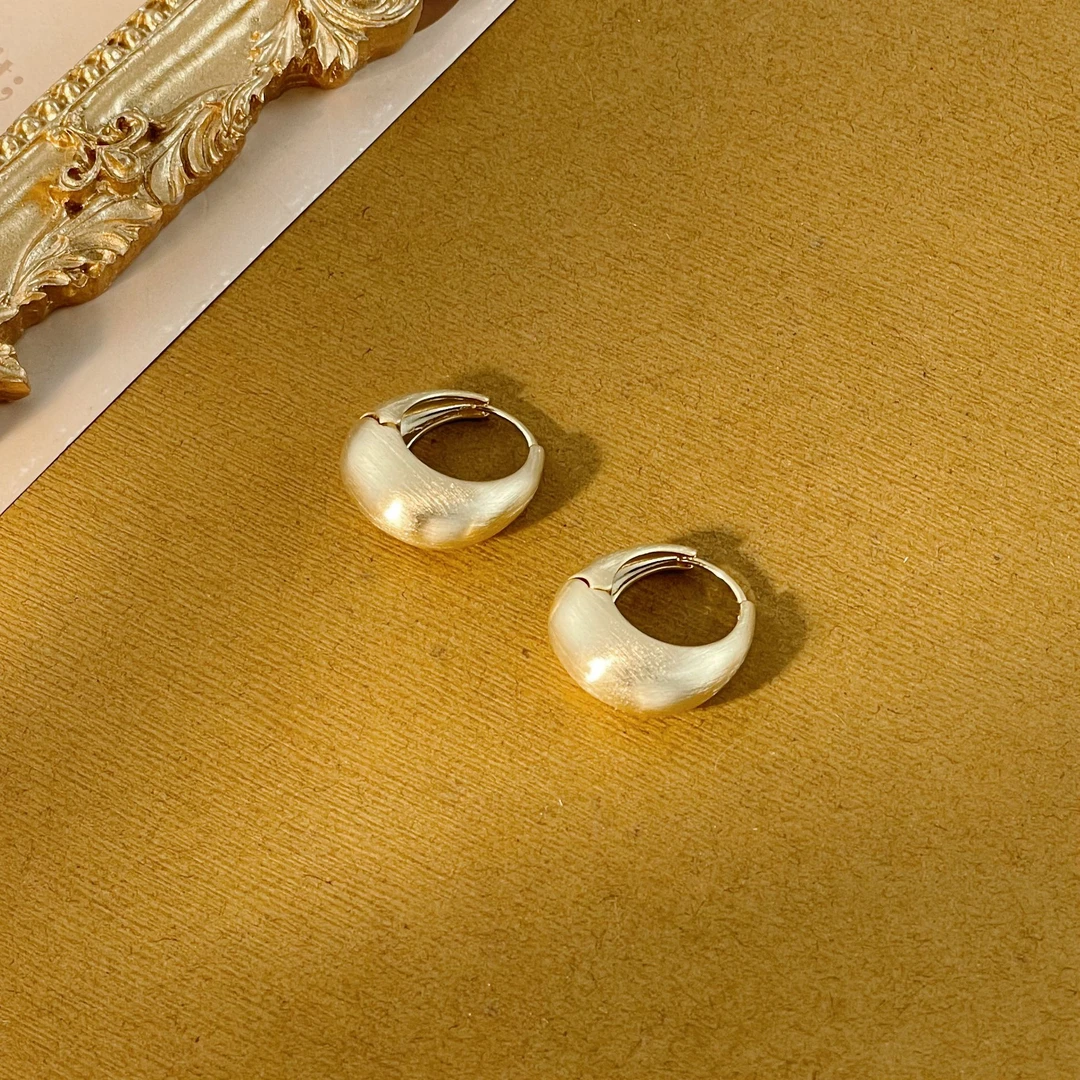 铜合金耳饰 近水楼台耳饰K312时尚简单日常铜合金