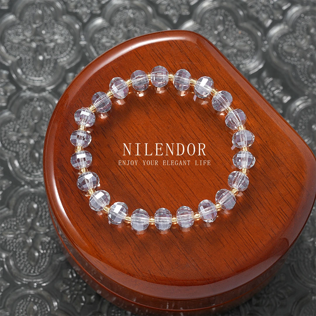 NILENDOR/昵兰SL-146轻奢百搭素圈弹力手串